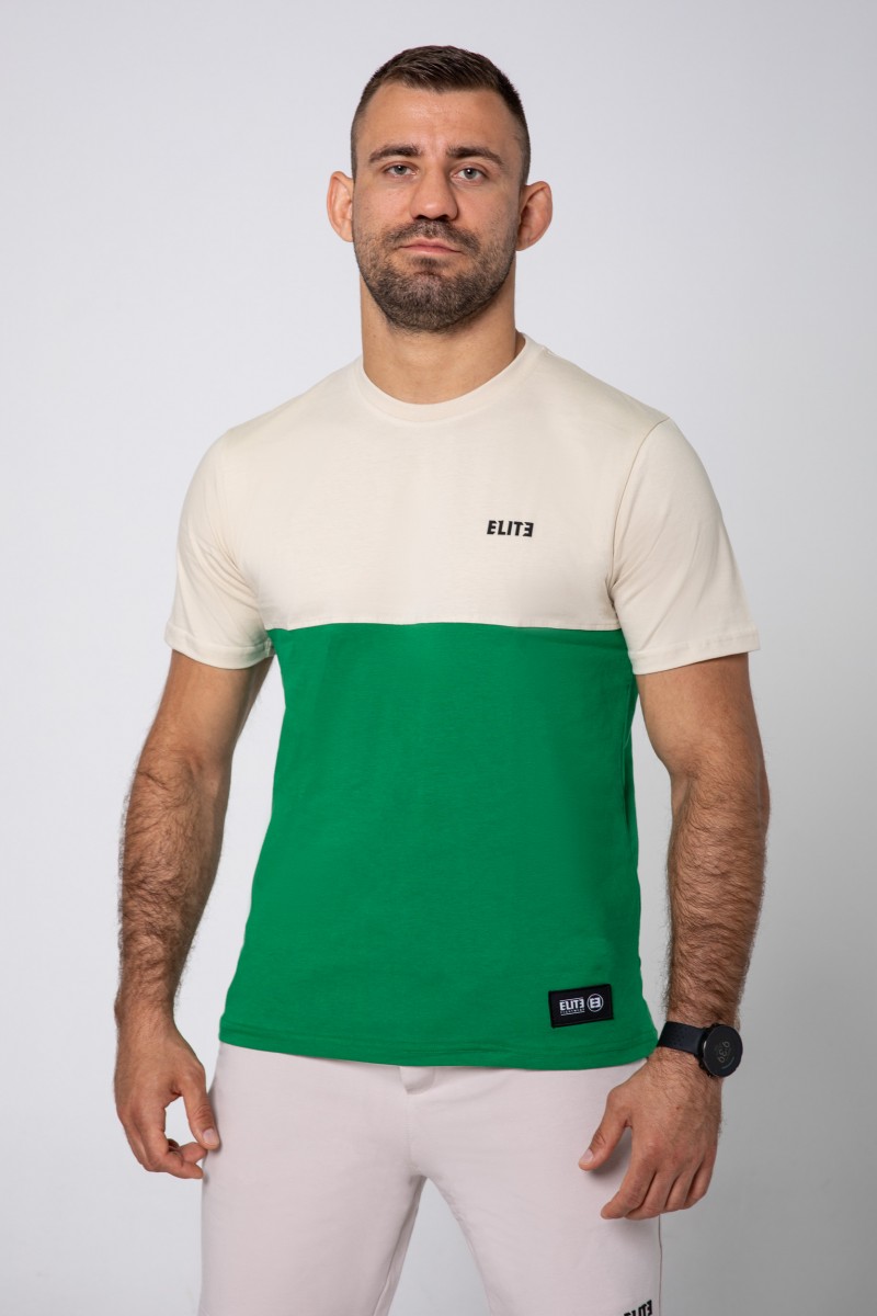 T-shirt "Classic" Green/Beige
